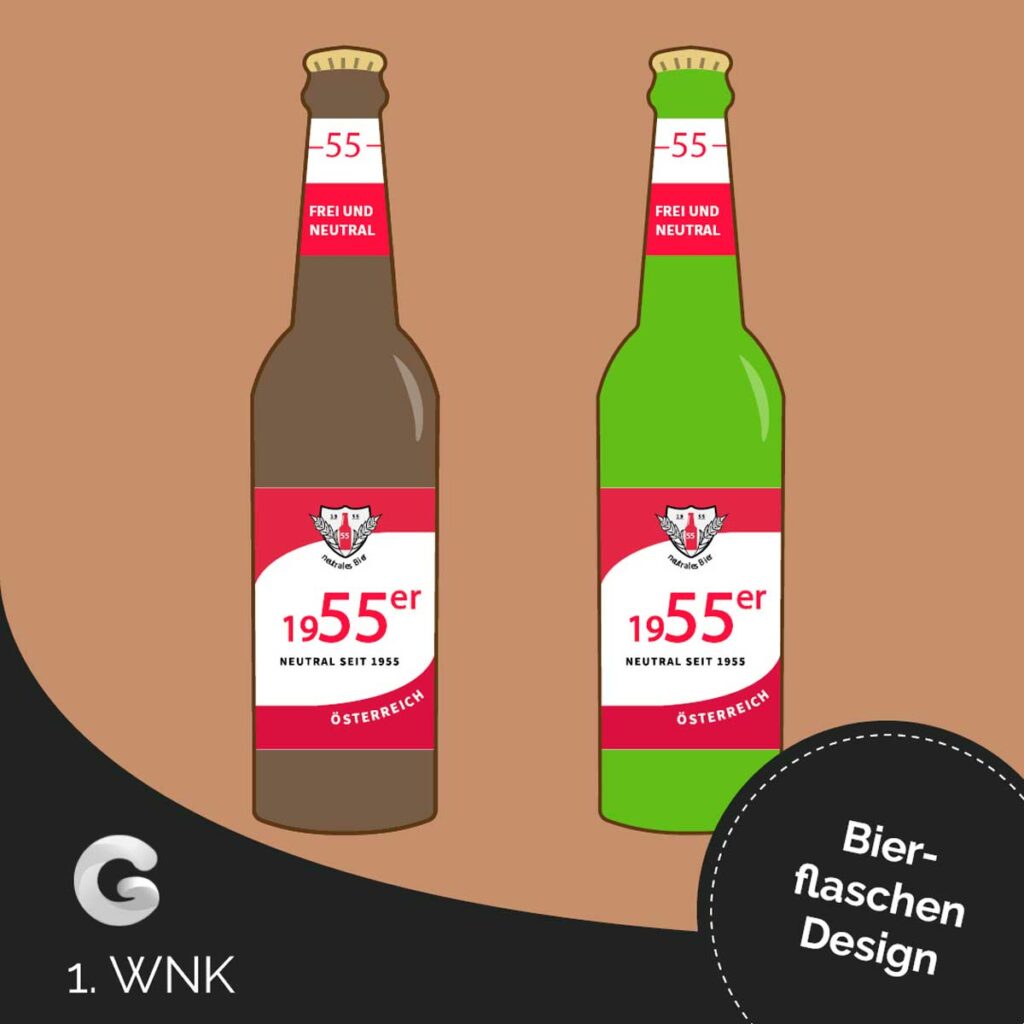 1. WNK Bierflaschendesign