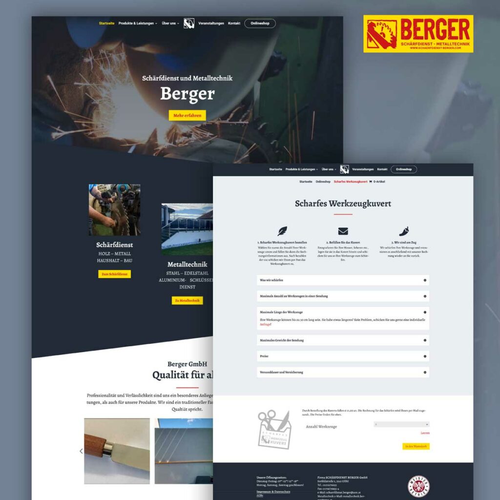 Webdesign Schärfdienst Berger GmbH