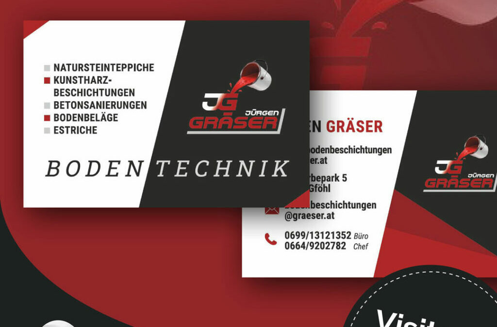 Visitenkarten Bodentechnik Gräser