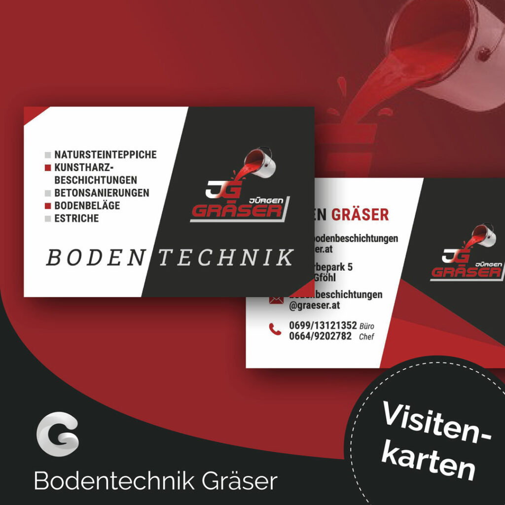 Visitenkarten Bodentechnik Gräser