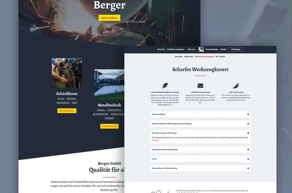 Schärfdienst Berger